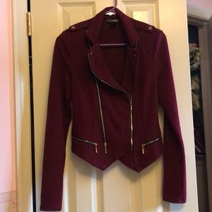 Rampage burgundy Dress junior Blazer/Jacket